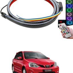 Carbon Fibre LED Rear Spoiler with Remote Control for Car Trunk Universal Exterior Car LED Tail Light Strip fit for Roof, Wing, Brake Light, Turn Signal Light Spoiler Lip Kit m237 Car Fancy Lights-image-83
