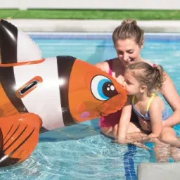 Ride On fish (IND*60) Swimming Pool Multicolor Inflatable Pool Accessory-13