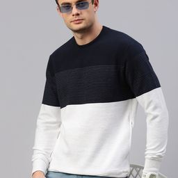 KOFFY Colourblocked Pullover Pure Cotton Sweatshirt-image-15
