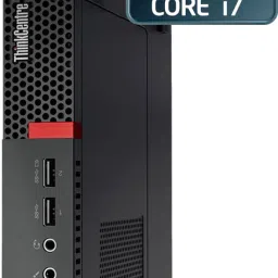 COMPUTER WORLD Core™ i7-6700 [8MB Cache, Up to 4.00 GHz] - ThinkCentre Micro CPU [NMI] Lenovo Mini PC - Intel Core i7 (6th Generation) (32 GB RAM/Intel® Ultra HD 4K Graphics/1 TB SSD Capacity/Windows 11 Pro) Mini Gaming Tower with MS Office-2