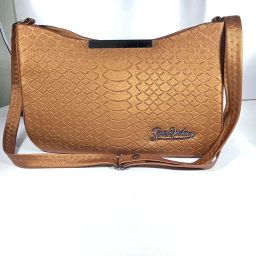 Tan Women Shoulder Bag Golden Luxe Scales Shoulder Bag for women and girls for party and casual-image-47