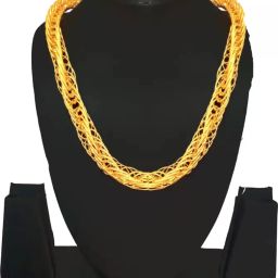 1 gram High Quality Indian Polished “20” Inches Gold Chain for Men and boy Gold-plated Plated Copper Chain-image-87