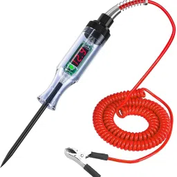 6V/12V/24V Digital Voltage Tester Car Bike Test Light LED Circuit Tester Digital Voltage Tester-8