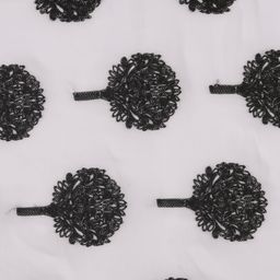 Dupatta Bazaar White & Black Ethnic Motifs Embroidered Dupatta with Thread Work image 3