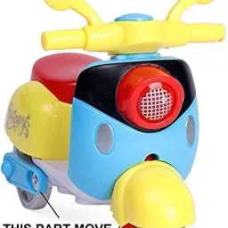 k a enterprises scooter unbreakable car toy set ( set of 2)- Multi color image 3