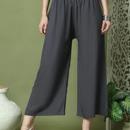 TAG 7 Women Flared Ethnic Palazzos-picture-10