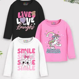 YK X Trampoline Girls Typography 3 Printed Applique T-shirt-image-54
