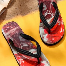Pampy Angel Men Red Flip Flops-picture-43