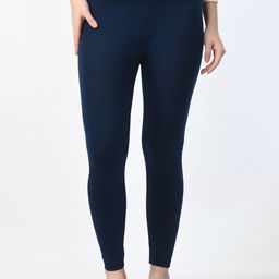 Lebami Ribbed Mid-Rise Thermal Bottoms-image-123