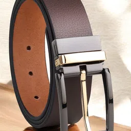 Provogue Men Textured Leather Formal Belt-image-70