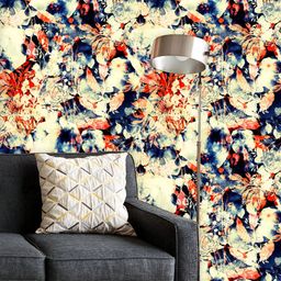ArtzFolio Printed UV-Resistant Anti-Bacterial Flowers Leaves Imprints Peel & Stick Wallpaper-image-71
