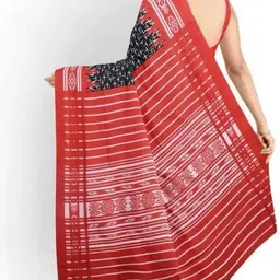 JALTHER Ethnic Motifs Pure Cotton Block Print Saree image 4