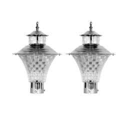 Somil Set Of 2 Frustum Waterproof Outdoor Gate Lamp-image-74