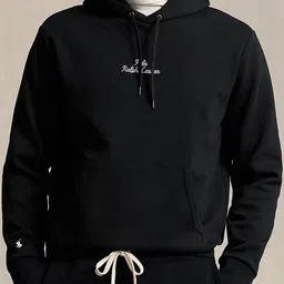 Polo Ralph Lauren Men Logo Printed Double-Knitted Hooded Sweatshirt-image-11