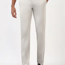 Peter England Men Slim Fit Trousers-image-23