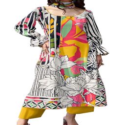 DRAVINAM Trends Printed Unstitched Dress Material-image-13