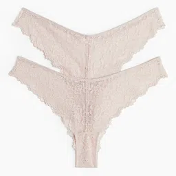 H&M 2-Pack Lace Brazilian Briefs-image-98