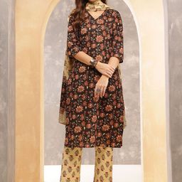Anouk Rustic Women Floral Printed Sequinned Kurta-image-71