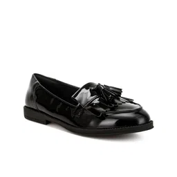 London Rag Women Printed Leather Loafers-99