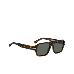 Hugo Boss Men Green Lens & Brown Rectangle Sunglasses With UV Protected Lens 20646608653O7-picture-24