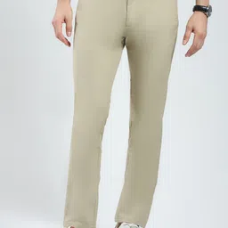 Monte Carlo Men Slim Fit Chinos Trousers-image-54