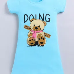 Todd N Teen Girls Printed Nightdress-image-92