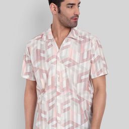 Stysure Men Comfort Semi Sheer Casual Shirt-image-23