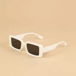 LULU & SKY Women Off White Sunglasses-50
