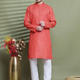 Armaan Ethnic Men Printed Regular Kurta with Pyjamas-86