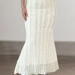 StyleCast x Revolte Self-Design Trumpet Maxi Skirt-picture-18