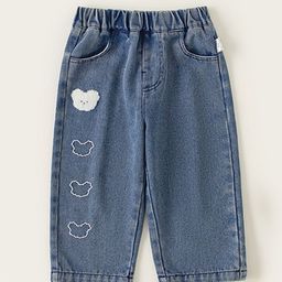 LULU & SKY Girls Straight Fit Highly Distressed Jeans-image-80