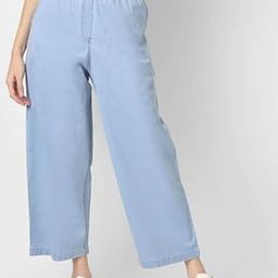 ON & ON Women Smart Flared Easy Wash Wide Leg Trousers-image-72