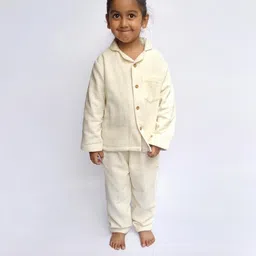 Snuggly Spaces Kids-Unisex White Nightdress-image-80