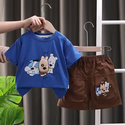 INCLUD Boys Printed Top with Shorts-image-98