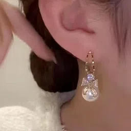 ONUYX Crescent Shaped Drop Earrings-54