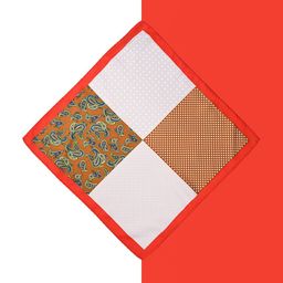 Cazzano Printed Microfiber Pocket Squares-image-70