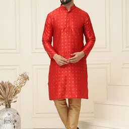 SOJANYA Men Regular Kurta with Churidar-image-25