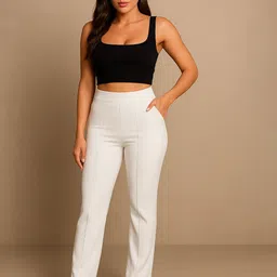 SWADESI STUFF Women Relaxed Easy Wash Cargos Trousers-image-51