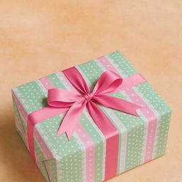 La Trove Birthday Pastel Candy Stripes Theme Packing Paper Gift Wrapping Sheet-image-98