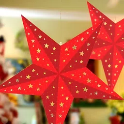 eCraftIndia Red Christmas Star Lantern Lights-image-50