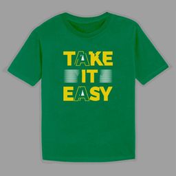 KAVEE Boys Bio Finish Typography Printed Round Neck Cotton T-shirt-image-37