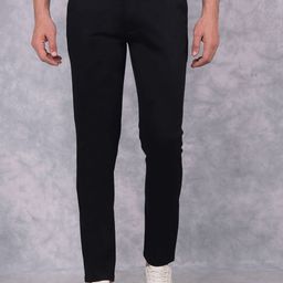 Crimsoune Club Men Printed Smart Slim Fit Chinos Trousers-image-54