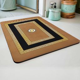 IVAZA Tan 1780 GSM Silicone Bath Rugs-image-81