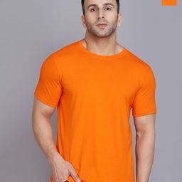 WOOSTRO Men Pack Of 2 Solid Round Neck Cotton Slim Fit T-shirts-image-83