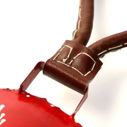 DULI Red & Brown Printed Cowbell Windchime image 5