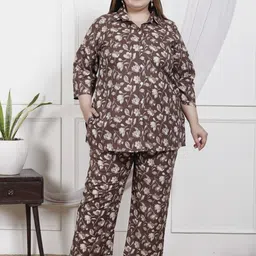 SwastiPrinted Pure Cotton Shirt With Trousers Co-Ords-image-93