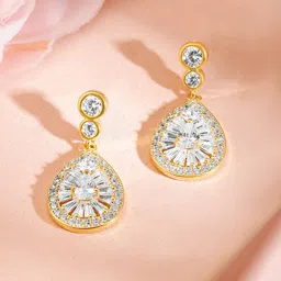 Rubans Teardrop Shaped Drop Earrings-24