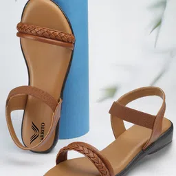 carrito Women Backstrap Open Toe Flats-image-98