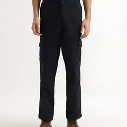 United Colors of Benetton Men Straight Fit Cargos Trousers-image-65