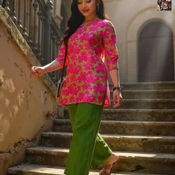 THE FAB FACTORY Printed Kurti-image-5